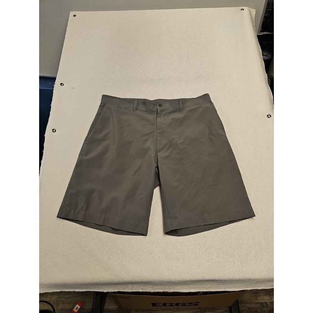 Flex Golf Shorts Mens 36 Gray Chino‎ Unbranded Polyester